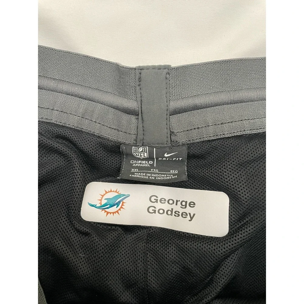 Miami Dolphins Team Issued Nike Dri Fit Pants XXL Owned by Coach George Godsey